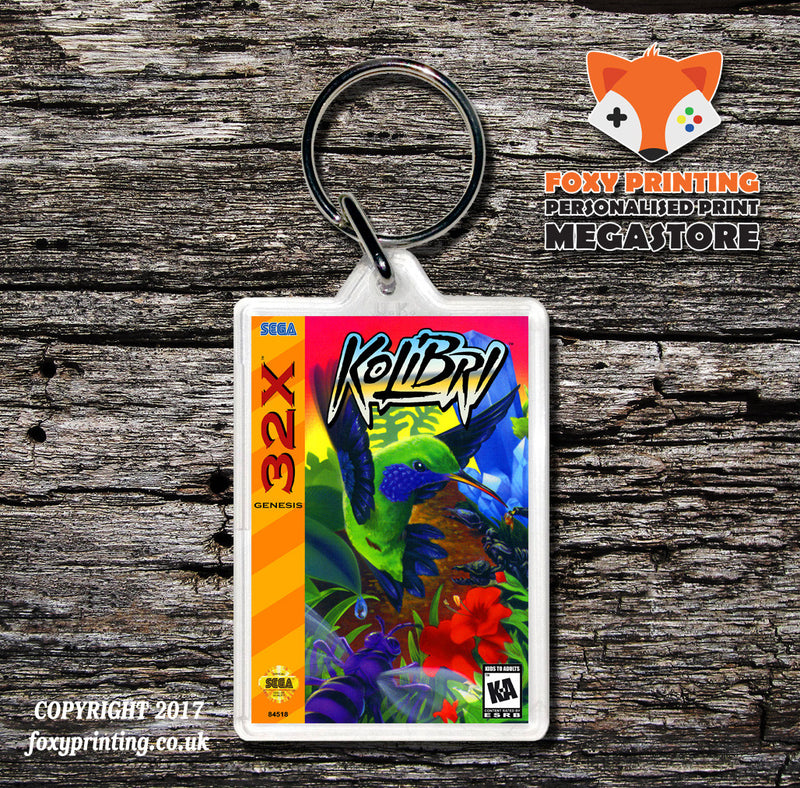 Sega 32x Kolibri Game Inspired Retro Gaming Keyring