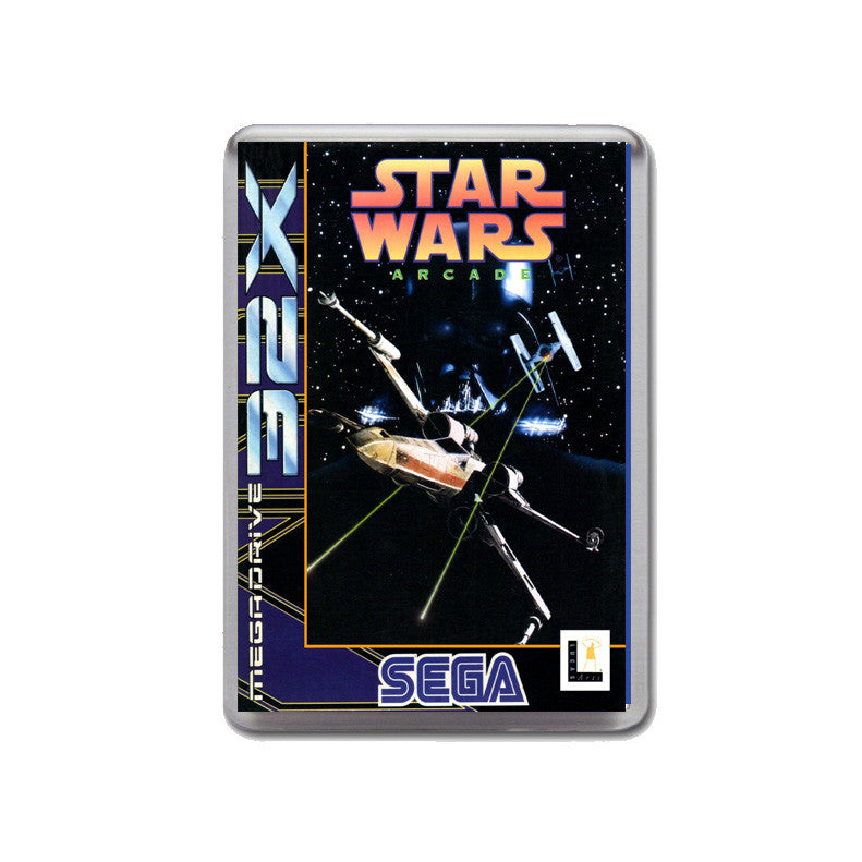 Sega 32x Starwars Arcade Game Inspired Retro Gaming Magnet