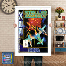 Sega 32x Stella Assault Sega 32x GAME INSPIRED THEME Retro Gaming Poster A4 A3 A2 A1