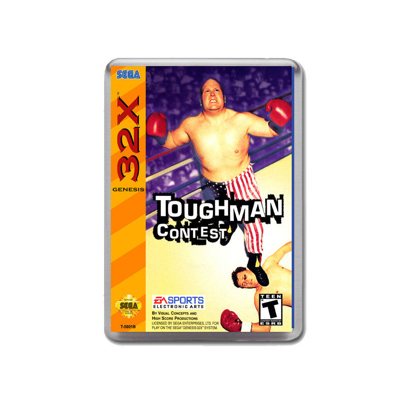 Sega 32x Toughman Contest Game Inspired Retro Gaming Magnet