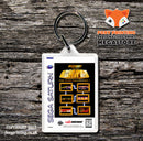 Sega Saturn Arcade Hits Game Inspired Retro Gaming Keyring