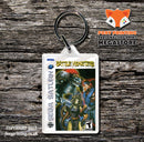 Sega Saturn Battle Monsters Game Inspired Retro Gaming Keyring