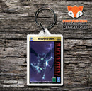 Sega Saturn Black Matrix JP Game Inspired Retro Gaming Keyring