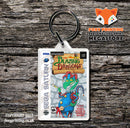 Sega Saturn Blazing Dragons Game Inspired Retro Gaming Keyring