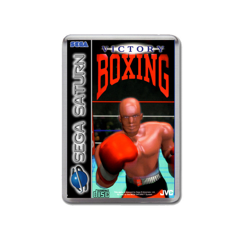 Sega Saturn Centre ring Boxing Game Inspired Retro Gaming Magnet