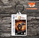 Sega Saturn Contra Legacy Of War Game Inspired Retro Gaming Keyring