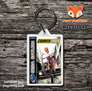 Sega Saturn Courier Crisis Eu Game Inspired Retro Gaming Keyring