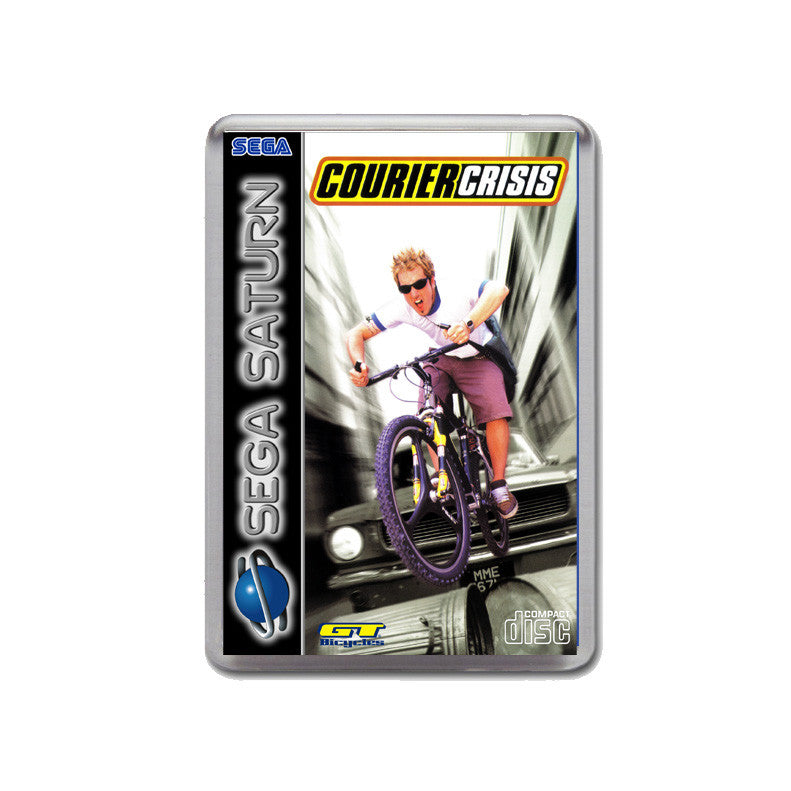 Sega Saturn Courier Crisis Eu Game Inspired Retro Gaming Magnet