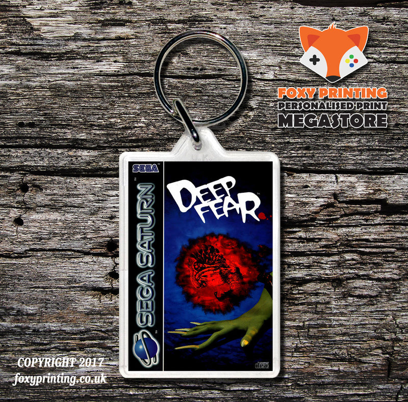 Sega Saturn Deep Fear Pal Eu Game Inspired Retro Gaming Keyring