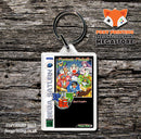 Sega Saturn Fantastic Pinball JP Game Inspired Retro Gaming Keyring