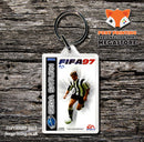 Sega Saturn Fifa 97 Eu Game Inspired Retro Gaming Keyring