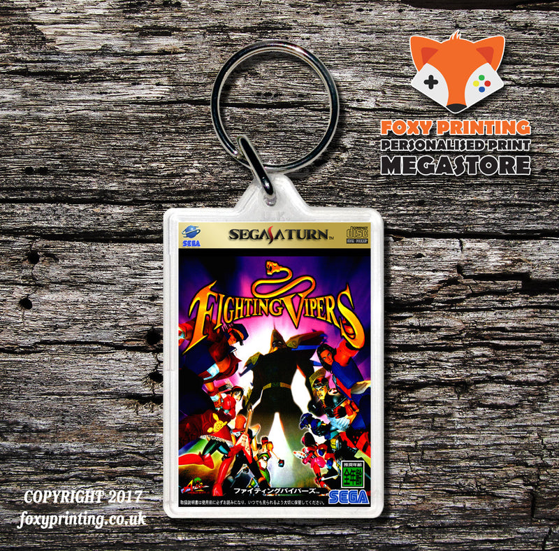 Sega Saturn Fighting Vipers 2 Game Inspired Retro Gaming Keyring