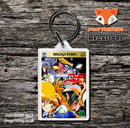 Sega Saturn Galaxy Frauleinyuna 3 Lightning Angel 2 JP Game Inspired Retro Gaming Keyring