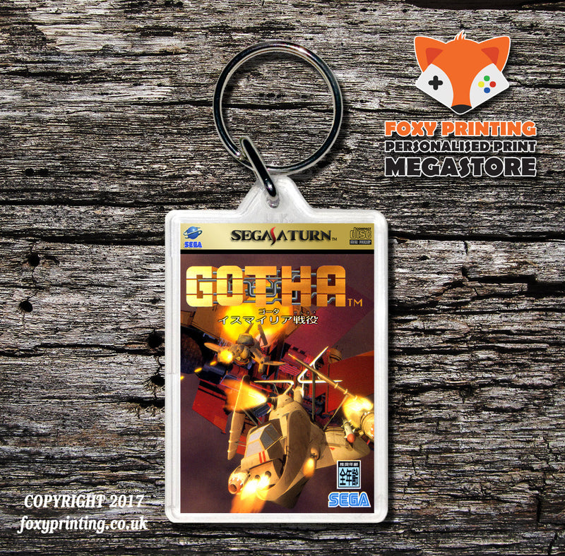 Sega Saturn Gothaismailiaseneki 2 JP Game Inspired Retro Gaming Keyring