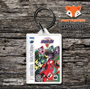 Sega Saturn Hang On Gp Game Inspired Retro Gaming Keyring