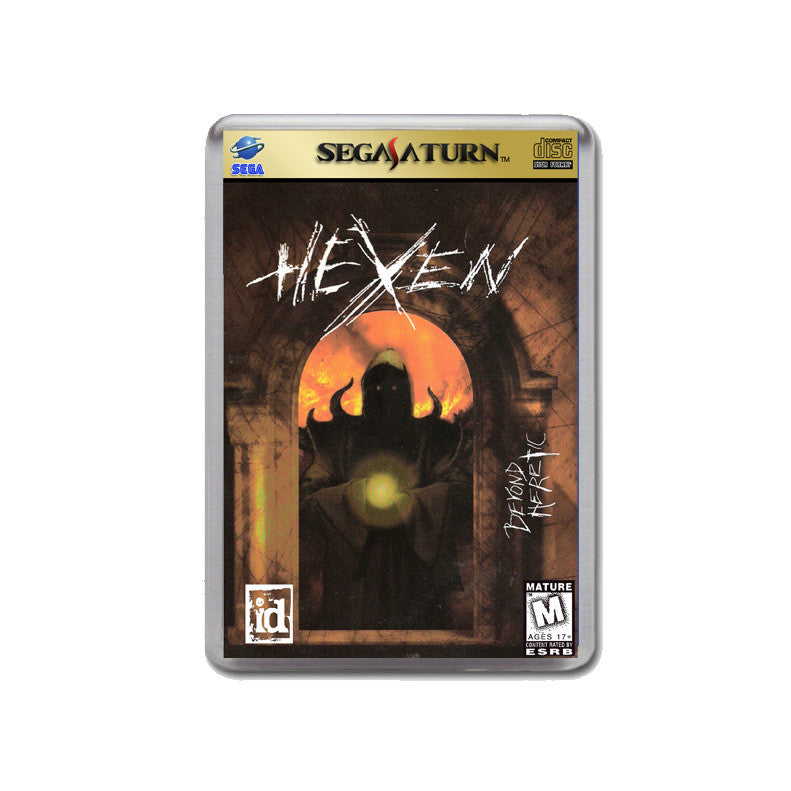 Sega Saturn Hexen Game Inspired Retro Gaming Magnet