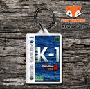 Sega Saturn K1 The King Of Kings JP Game Inspired Retro Gaming Keyring