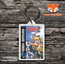 Sega Saturn Keio2 Eu Game Inspired Retro Gaming Keyring