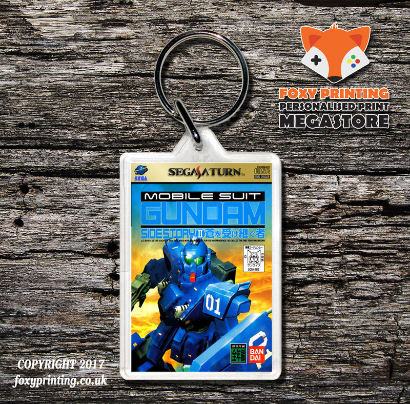 Sega Saturn Kidousenshigundamgaiden2 2 JP Game Inspired Retro Gaming Keyring