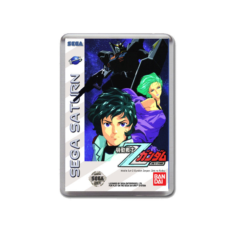 Sega Saturn Kidou Senshi Z Gundam Zenpen Zeta No Kodou Jp Game Inspired Retro Gaming Magnet