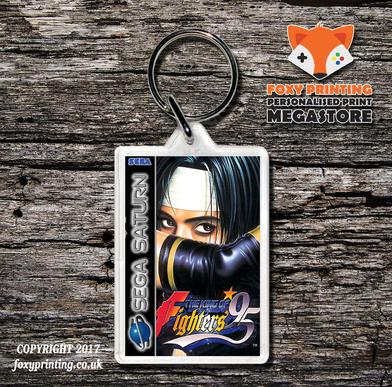 Sega Saturn King Of Fighters 95 Eu Game Inspired Retro Gaming Keyring