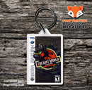 Sega Saturn Lostworld Jurassic Park Game Inspired Retro Gaming Keyring