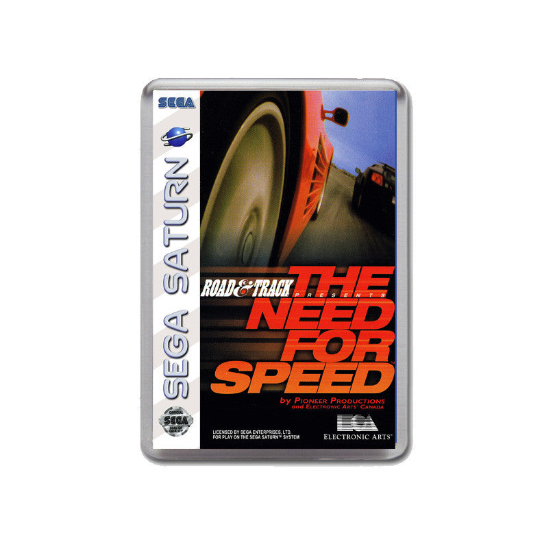 Sega Saturn Need For Speed Game Inspired Retro Gaming Magnet