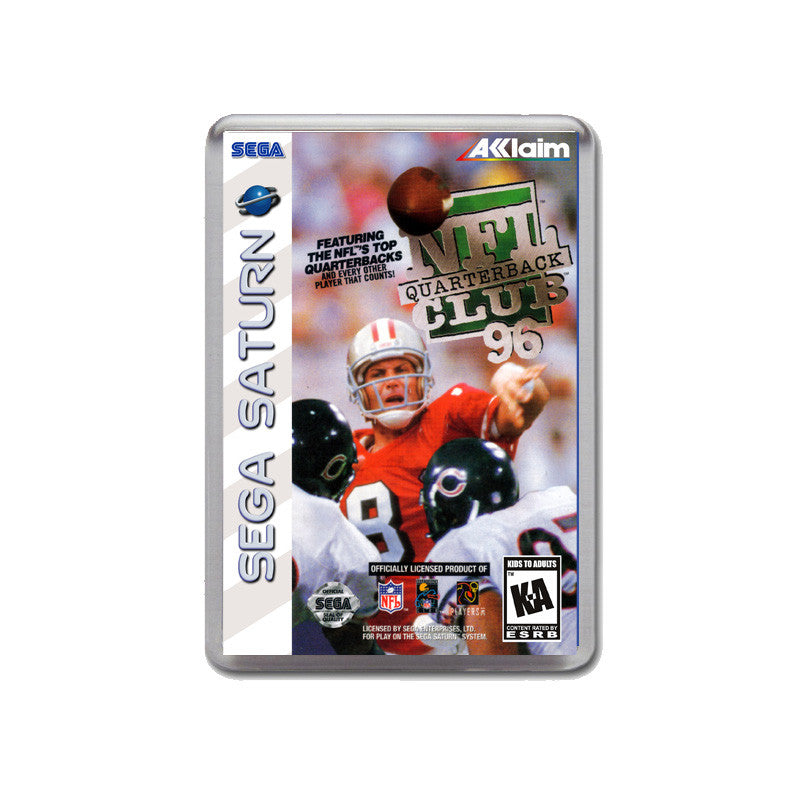 Sega Saturn Nfl Quarterback Club 96 Game Inspired Retro Gaming Magnet