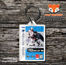 Sega Saturn NHL Powerplay 96 Game Inspired Retro Gaming Keyring