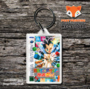 Sega Saturn Ochigedesignertsukuttepon JP Game Inspired Retro Gaming Keyring