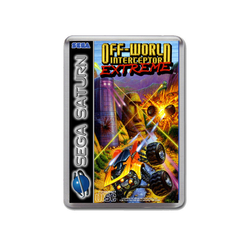 Sega Saturn Offworld Intercepto Rextreme Eu Game Inspired Retro Gaming Magnet