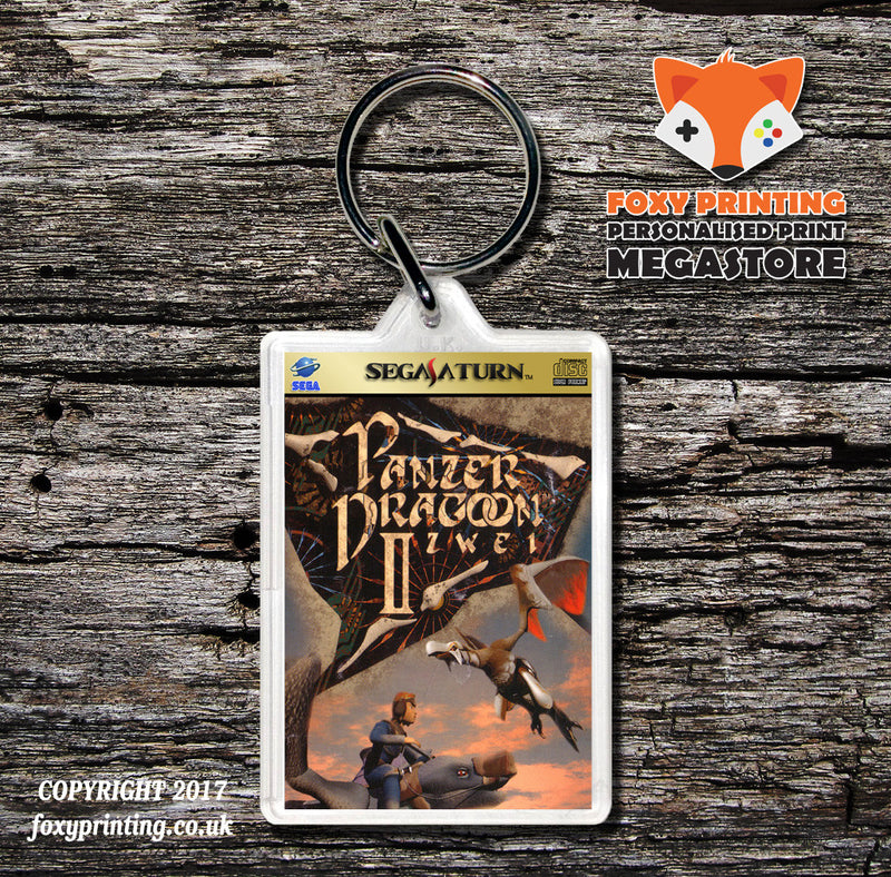Sega Saturn Panzer Dragoon Iizwei Eu Game Inspired Retro Gaming Keyring