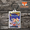 Sega Saturn Parodius Eu Game Inspired Retro Gaming Keyring