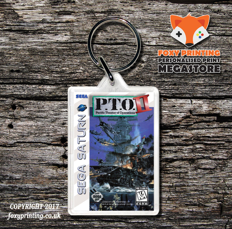 Sega Saturn Ptoii Game Inspired Retro Gaming Keyring