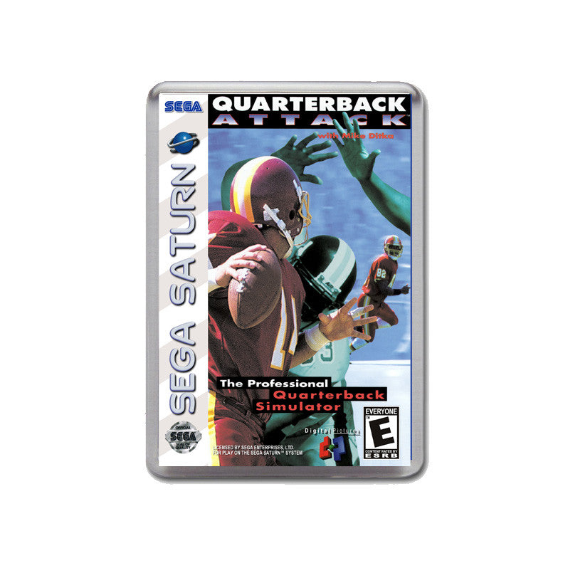 Sega Saturn Quarterback Attack Game Inspired Retro Gaming Magnet