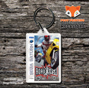 Sega Saturn Road Rash Game Inspired Retro Gaming Keyring