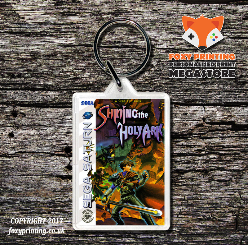 Sega Saturn Shining The Holy Ark Game Inspired Retro Gaming Keyring
