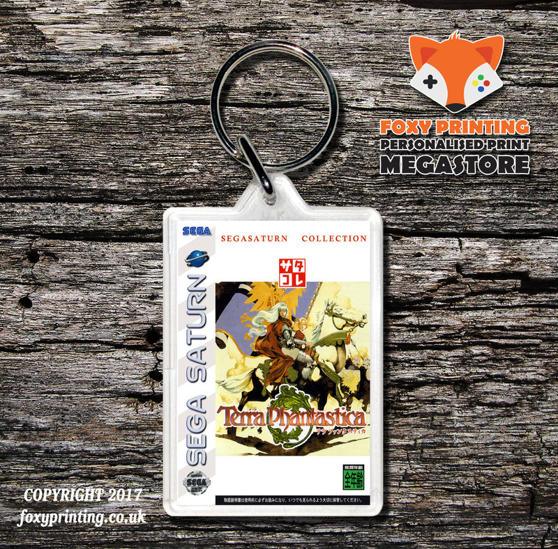 Sega Saturn Terra Phantastica Game Inspired Retro Gaming Keyring