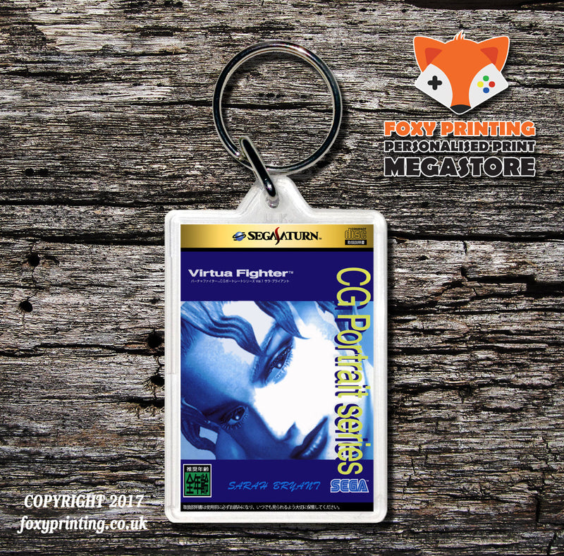 Sega Saturn Virtua Fighter Cg Portrait Series Vol 1 Game Inspired Retro Gaming Keyring