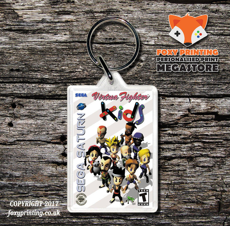 Sega Saturn Virtuafighter Kids Game Inspired Retro Gaming Keyring