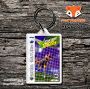 Sega Saturn Virtual Opentennis Game Inspired Retro Gaming Keyring