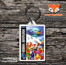 Sega Saturn Winter Heat Eu Game Inspired Retro Gaming Keyring