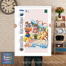 Sega Saturn 6 Inch My Darling Jp Game Inspired Retro Poster
