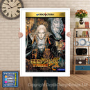 Sega Saturn Akumajoudraculaxgekkanoyasoukyoku Jp 6 Game Inspired Retro Poster