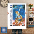 Sega Saturn An Earth Fantasy Stories Jp Game Inspired Retro Poster