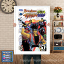 Sega Saturn Battle Arenat Oshinden Ura 2 Game Inspired Retro Poster