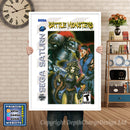 Sega Saturn Battle Monsters Game Inspired Retro Poster