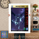 Sega Saturn Black Matrix Jp Game Inspired Retro Poster