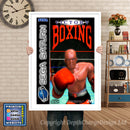 Sega Saturn Centerring Boxing Game Inspired Retro Poster