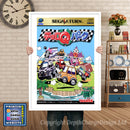 Sega Saturn Choroq Park 2 Game Inspired Retro Poster